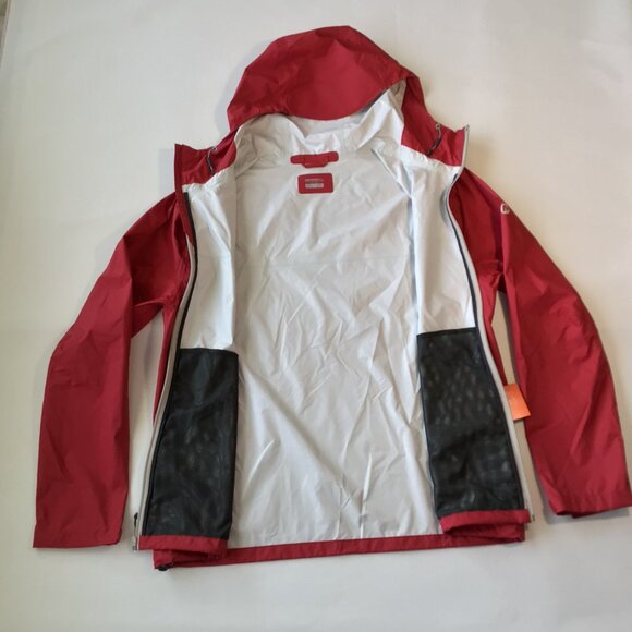NWT Merrell Rain Jacket Waterproof Red Men’s Medium New - Picture 8 of 11